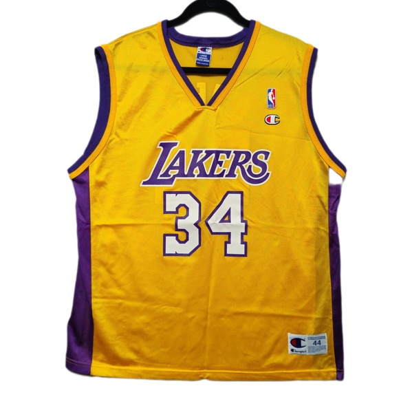 Champion Other - Champion Los Angeles Lakers Shaquille O'Neil 34 Vintage Jersey Size Large